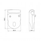 Navette ouvrable pour ligne de vie horizontale câble KS-Line (KS 4000) - KRATOS SAFETY