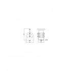 Passant intermédiaire pour ligne de vie horizontale KS-Line (KS 4000) - KRATOS SAFETY