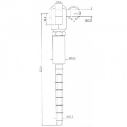 Chape à sertir pour ligne de vie horizontale câble KS-Line (KS 4000) - KRATOS SAFETY