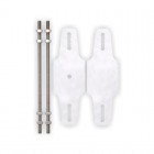 Plaque de fixation par bridage pour ligne de vie horizontale câble KS-Line (KS 4000) - KRATOS SAFETY