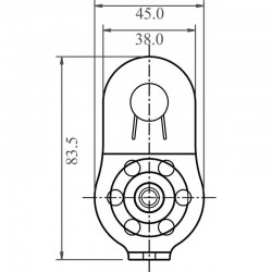 Poulie simple à flasque fixe - KRATOS SAFETY