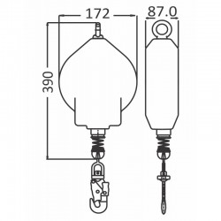 Antichute de charge (maxi 250 kg) - KRATOS SAFETY