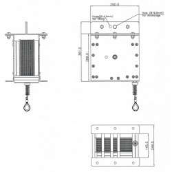 Antichute de charge (maxi 1000 kg) - 16 m - KRATOS SAFETY