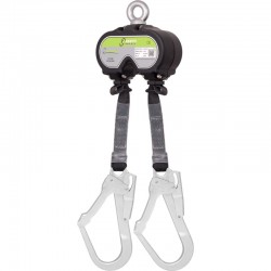 Antichute à rappel automatique avec double carter aluminium avec sangles polyester - KRATOS SAFETY