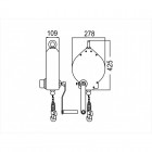 Antichute à rappel automatique avec système de récupération intégré, lg 30 m - KRATOS SAFETY