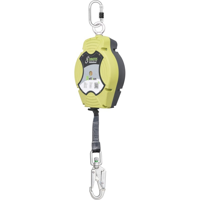 HELIXON sangle, antichute à rappel automatique 12 m, pour utilisation verticale seulement - KRATOS SAFETY