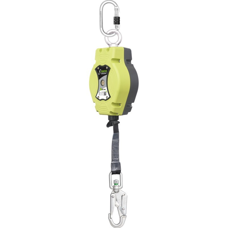 HELIXON sangle, antichute à rappel automatique 6 m, pour utilisation verticale seulement - KRATOS SAFETY