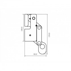 Coulisseau pour système KS7000 - KRATOS SAFETY