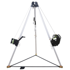 Trépied avec double poulie sur tête, hauteur maxi 2,15 m - KRATOS SAFETY