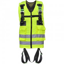 Harnais Gilet haute visibilité jaune - KRATOS SAFETY