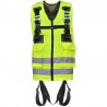 Harnais Gilet haute visibilité jaune - KRATOS SAFETY