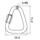 Maillon rapide delta - KRATOS SAFETY