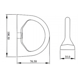 Dé d'ancrage pour surface verticale - KRATOS SAFETY