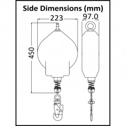 Antichute de charge (maxi 300 kg) - KRATOS SAFETY