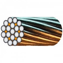 CÂBLE GALVA MONOTORON de 19 fils (1 + 6 + 12 fils)