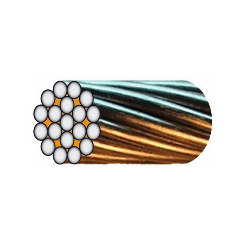 CÂBLE GALVA MONOTORON de 19 fils (1 + 6 + 12 fils) CÂBLE GALVA MONOTORON de 19 fils (1 + 6 + 12 fils)