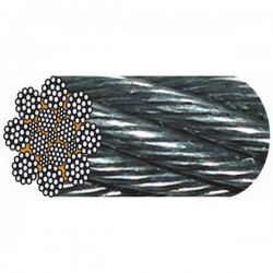 CÂBLE GALVA DOUBLE PARALLÈLE " DP8 " (8x26)