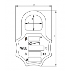 Plaquette ID forgée pour GR80 Green Pin®