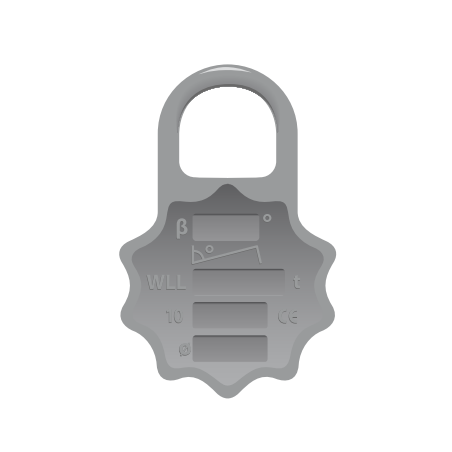 Plaquette ID forgée pour GR100 Green Pin®