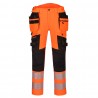 Pantalon DX4 haute-Visibilité avec poches flottantes démontables