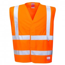 Gilet HV antistatique et flamme résistant