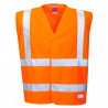 Gilet HV antistatique et flamme résistant