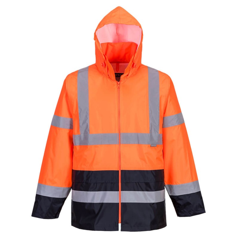 Veste de pluie Hi-Vis bicolore  