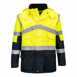 Parka Bicolore Respirant Hi-Vis