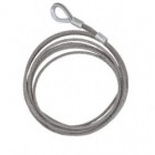 Câble inox : 1er mètre avec boucle et sertissage