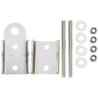 Fixation haute ou basse pour support d'assurage cable (flexible ou rigide)