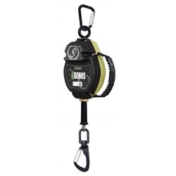 KRONOS câble acier, antichute à rappel automatique 10 m avec enroulement à vitesse constante