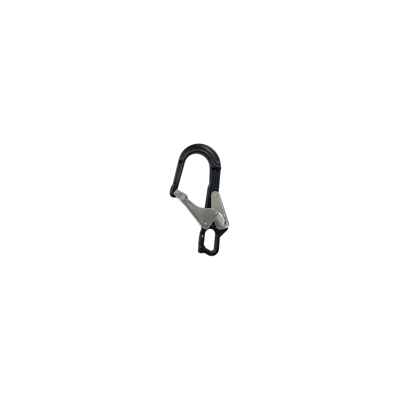 HUKA-1 - Mousqueton d'échafaudage aluminium à verrouillage automatique avec ?il de connexion ouvrable HUKA-1 - Mousqueton d'échafaudage aluminium à verrouillage automatique avec ?il de connexion ouvrable