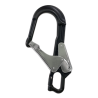 HUKA-1 - Mousqueton d'échafaudage aluminium à verrouillage automatique avec ?il de connexion ouvrable