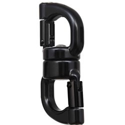 GIROS 2, Émerillon aluminium ouvrant sur roulement à billes, ouverture 12 mm