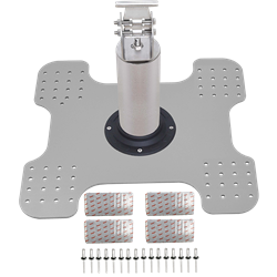Potelet intermédiaire avec système d'absorption d'énergie pour couverture bac acier