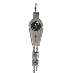 Boîte à coin pour ligne de vie horizontale câble KS-Line (KS 4000)