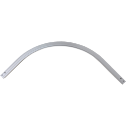 KS-RAIL - Rail intermédiaire d'angle 90° incurvé pour mur intérieur