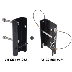 EASYSAFEWAY 1 - Ensemble platines d'adaptation universelles pour treuils de travail et de sauvetage