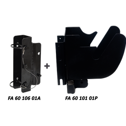 EASYSAFEWAY 2 - Ensemble platines d'adaptation universelles pour antichutes à rappel automatique avec treuil de sauvetage intégr