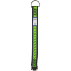 Longe d'ancrage pour grue, sangle largeur 70mm et dé acier
