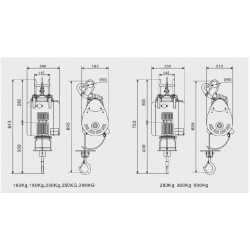 TREUIL ELECTRIQUE DE LEVAGE