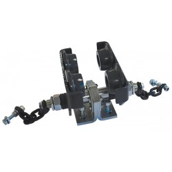 Paire de chariots pour porte poutre suspendue manuelle