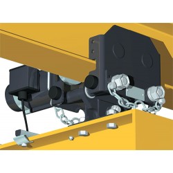 Chariot pour poutre roulante suspendue motorisée