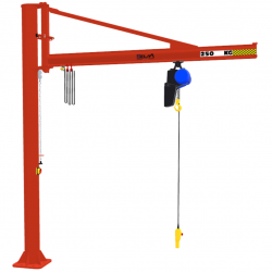 Potences sur fût triangulées à profil creux