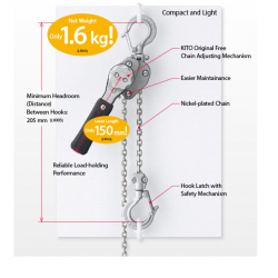 Palan à levier KITO LX