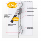 Palan à levier KITO LX