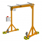 Portiques d'atelier motorisé (Modèle PORTMOT)