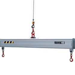 Palonnier monopoutre fixe ALUMINIUM, avec crochets