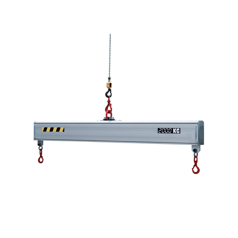 Palonnier monopoutre fixe ALUMINIUM, avec crochets