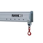 Système de réglage rapide par axes amovibles au pas de 100mm palonnier aluminium